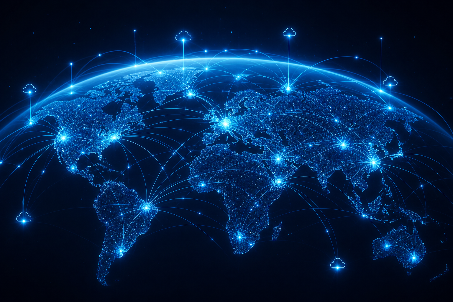 Global network map